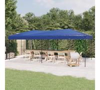 Rantry Tenda per Feste Pieghevole Blu 3x6 m, Tenda da Esterni per Privacy, Tenda per Giardino Balcone, Tenda da Sole per Esterno, Tenda Laterale per Terrazzo Esterna