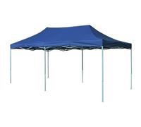 Rantry Tenda Pieghevole Pop-Up 3x6 m Blu, Tenda da Esterni per Privacy, Tenda per Giardino Balcone, Tenda da Sole per Esterno, Tenda Laterale per Terrazzo Esterna