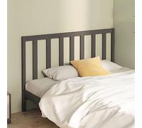 Rantry Testiera per Letto Grigia 166x4x100cm in Legno Massello di Pino Mobili, Testiere Letto, Testiera del Letto Matrimoniale, Schienale per Letto E Divano e1