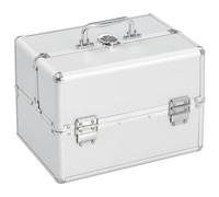 Rantry Valigia per Cosmetici 22x30x21cm Argento in Alluminio, Mobili per Casa Interno Esterno Soggiorno Camera da Letto Decorazione da Mobili Camera
