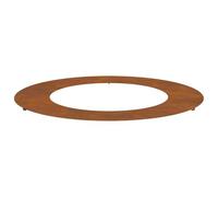 Rantry Vaso da Esterno in Acciaio Corten Moderno, 80x80 cm - Ideale per Giardino e Terrazza