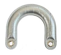 Ranuw 1 pratica maniglia curva in PU migliora l'estetica per gli amanti della moda e i produttori per diverse occasioni. Ergonomico, argento