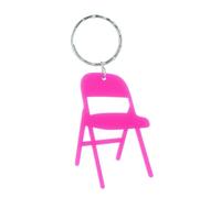 Ranuw Acrilico Mini Schienale Sedia Charm Portachiavi Pieghevole Sedia Pendente Auto Portachiavi Zaino Decorazione Borsa Ciondolo Portachiavi Portatile Portachiavi Gioielli Moda