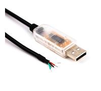 Ranuw Adattatore convertitore seriale RS485 da USB a 4 pin, cavo di comunicazione, cavo convertitore seriale per controller di illuminazione desktop