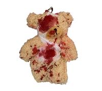 Ranuw Bloody Bear Portachiavi Ciondolo Orso Sanguinante Cosplay Portachiavi Bloody Ferito Orso Ciondolo Auto per Portachiavi Portachiavi Bloody Bear Portachiavi