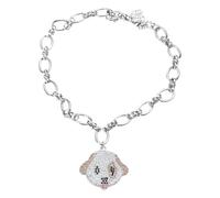 Ranuw Collana con ciondolo a forma di cane, in metallo, Y2K, semplice, per amanti degli animali domestici, collana con ciondolo per cani per donne e ragazze