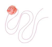 Ranuw Fashion Trend Niche Rose Ciondolo Collarbone Catena Temperamento Semplice Vento Freddo Regolabile Sottile Corda Collana Girocollo Regolabile
