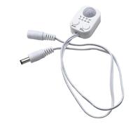 Ranuw Interruttore USB attivato dal movimento per strisce LED con sensori, tempo di ritardo regolabile, controllo della luminosità, ampi sensori di movimento elettrici, strisce LED