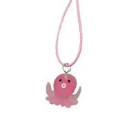 Ranuw Moda Polpo Cavalluccio Marino Ciondolo Pesce Pagliaccio Catena Clavicola Temperamento Semplice Vento Freddo Regolabile Linea di Cera Collana Pesce Pagliaccio Collana Per Le Ragazze