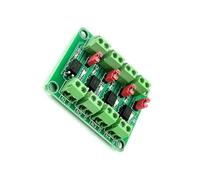 Ranuw Modulo di isolamento optoelettronico a 2/4/8 canali 3, 6-30 V, scheda driver per convertitore di tensione di sicurezza del circuito, adattatore optoaccoppiatore, scheda isolante