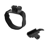 Ranuw Pratico adattatore per fanale da bicicletta, supporto per fotocamera sportiva per computer e fotocamera, installazione rapida della clip luminosa