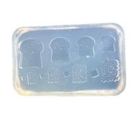 Ranuw Stampo in silicone resistente al calore per una vera cottura in miniatura e scene creative
