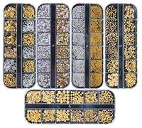 Ranvi 3000 Pezzi (5 Scatole) Nail Art Strass Set Nail Ornaments Style1