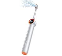 RANVOO Bubble Sonic - Spazzolino elettrico vibrante e filo interdentale 2 in 1, 100% rimozione della placca, più bianco per adulti, protegge le gengive, pulizia ortodontica dei denti, ricaricabile