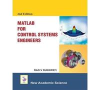Rao V. Dukkipati Matlab for Control System Engineers (Tascabile)