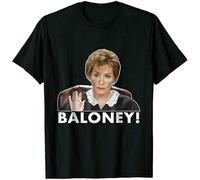 RAOAR Baloney Judge Judy T-Shirt Mens Black Tees Unisex Shirt S