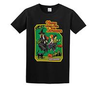 RAOAR Never Accept A Ride from Strangers T-Shirt Mens Black Tees Unisex Shirt XXL