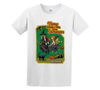 RAOAR Never Accept A Ride from Strangers T-Shirt Mens White Tees Unisex Shirt XL