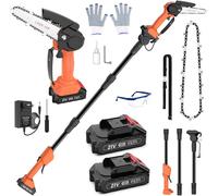 RAOFUO CS05 Motosega a batteria con asta telescopica da potatura