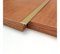 Raouoae 3 Pezzi 90cm T Profilo Pavimento Transizione Striscia Per Pavimenti In Legno, Modanatura Angolare Regolabile, Bordo Porta, Kit Striscia Di Rivestimento Per Transizione E Rifinitura Pavimento(G