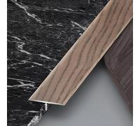 Raouoae 3 Pezzi Profilo Di Transizione A Forma Di T - Soglia Universale Da 90cm Per Pavimenti Laminati, Legno E Piastrelle - Striscia Divisoria Per Transizioni Fluide E Senza Interruzioni(Kaffeeholz,B