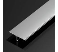 Raouoae Profilo Angolare In Alluminio Per Porta Divisoria 90 Cm* 3 Pezzi Profilo A T Per Pavimento Laminato Striscia Di Transizione Per Bordi Di Stanze Senza Soluzione Di Continuità(Silver,Width: 12mm