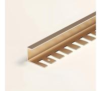 Raouoae Profilo Terminale Pieghevole In Metallo Anodizzato, Striscia Flessibile Per Bordi Da 135cm, 2 Pezzi, Resistente Alla Corrosione, Rifinitura Per Cucina E Bagno, Protezione Duratura In Alluminio