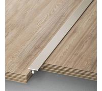 Raouoae Striscia Di Transizione A Forma Di T Per Pavimenti Laminati E Parquet, Profilo Divisorio Per Soglia Porta, Lunghezza 100cm, Confezione Da 3, Binario Per Pavimento Senza Soluzione Di Continuità