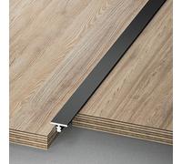 Raouoae Striscia Di Transizione A Forma Di T Per Pavimenti Laminati E Parquet, Profilo Divisorio Per Soglia Porta, Lunghezza 100cm, Confezione Da 3, Binario Per Pavimento Senza Soluzione Di Continuità