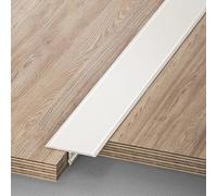 Raouoae Striscia Di Transizione A Forma Di T Per Pavimenti Laminati E Parquet, Profilo Divisorio Per Soglia Porta, Lunghezza 100cm, Confezione Da 3, Binario Per Pavimento Senza Soluzione Di Continuità