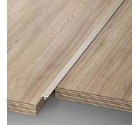 Raouoae Striscia Di Transizione A Forma Di T Per Pavimenti Laminati E Parquet, Profilo Divisorio Per Soglia Porta, Lunghezza 100cm, Confezione Da 3, Binario Per Pavimento Senza Soluzione Di Continuità