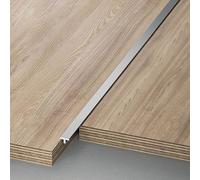 Raouoae Striscia Di Transizione A Forma Di T Per Pavimenti Laminati E Parquet, Profilo Divisorio Per Soglia Porta, Lunghezza 100cm, Confezione Da 3, Binario Per Pavimento Senza Soluzione Di Continuità