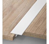 Raouoae Striscia Di Transizione A Forma Di T Per Pavimenti Laminati E Parquet, Profilo Divisorio Per Soglia Porta, Lunghezza 100cm, Confezione Da 3, Binario Per Pavimento Senza Soluzione Di Continuità