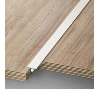 Raouoae Striscia Di Transizione A Forma Di T Per Pavimenti Laminati E Parquet, Profilo Divisorio Per Soglia Porta, Lunghezza 100cm, Confezione Da 3, Binario Per Pavimento Senza Soluzione Di Continuità