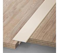 Raouoae Striscia Di Transizione A Forma Di T Per Pavimenti Laminati E Parquet, Profilo Divisorio Per Soglia Porta, Lunghezza 100cm, Confezione Da 3, Binario Per Pavimento Senza Soluzione Di Continuità
