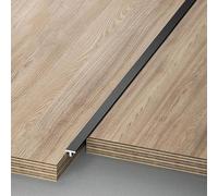 Raouoae Striscia Di Transizione A Forma Di T Per Pavimenti Laminati E Parquet, Profilo Divisorio Per Soglia Porta, Lunghezza 100cm, Confezione Da 3, Binario Per Pavimento Senza Soluzione Di Continuità