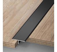 Raouoae Striscia Di Transizione A Forma Di T Per Pavimenti Laminati E Parquet, Profilo Divisorio Per Soglia Porta, Lunghezza 100cm, Confezione Da 3, Binario Per Pavimento Senza Soluzione Di Continuità
