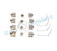 RAP BRAKES R-U0280 Kit accessori, Pastiglia freno per JEEP,LEXUS,TOYOTA