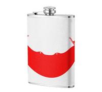 Rapa NUI - Fiaschetta tascabile da 236 ml, in acciaio inox, per papà, testimone dello sposo, matrimonio, viaggi, campeggio