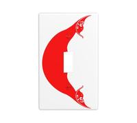 Rapa NUI Flag Light Switch Cover Decorativo Singolo Toggle 1 Gang Piastra da Parete per Cucina Casale Camera da Letto Bagno Arte Decor