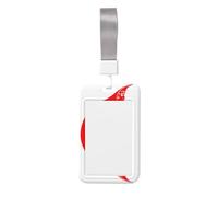 Rapa NUI - Porta badge scorrevole in plastica rigida per carte di lavoro, per infermieri e ufficio