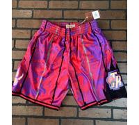 Rapaci di Toronto Mitchell & Ness Swingman Cny 4.0 Basket Shorts ~ Mai Indossato
