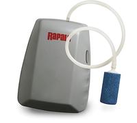 Rapala, Aeratore elettrico da pesca, Aeratore a batteria RAERTR-C, Ideale per barche, Dimensioni compatte, Colore nero, Materiale resistente, Facile da usare