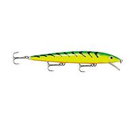 Rapala Artificiale Husky Jerk-Esca di Simulazione per Casting o Pesca a Traina in Acqua Dolce/Mare-Prof. di Nuoto 1.2, 1.2-2.4m-12cm/13g-Prodotta in Estonia-Firetiger Unisex-Adult, Taille 12cm / 13g