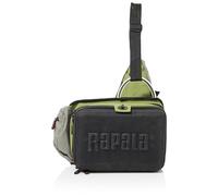 Rapala, Borsa a tracolla verde e nera, Sling Bag Pro Edition, Attrezzatura da pesca, Modello 46034-1, Ideale per pescatori, Pratica e resistente, Taglia unica