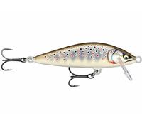 Rapala - Conto alla rovescia Elite Balsa Edilizia Edilizia Ascerita - Allento Flusso d'acqua dolce - Profondità di nuoto 0,9 m - dimensione 4,5 cm / 3,5 g - Fatta in Estonia - Trota marrone dorata