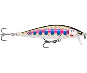 Rapala - Countdown Elite Fishing Edilizia Balsa Edilizia - Allento Flusso d'acqua dolce - 1,2m a profondità singola - dimensione 9,5 cm / 14G - Made in Estonia - Trota arcobaleno dorata
