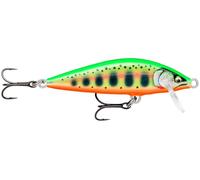 Rapala - Countdown pesca ad esca Elite Construction Balsa - Attira Acqua dolce Flowing - Profondità di nuoto 0,9 m - Taglia 4,5 cm / 3,5 g - Fatta in Estonia - Gilded Chartreuse Yamame