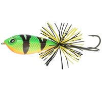 Rapala - Esca Artificiale Spinning BX Skitter Frog - In Balsa/Plastica - Esca per Pesca in Acqua Dolce Galleggiante - Profondità di Nuoto da Superficie - 5,5cm/13g - Prodotta in Estonia - Fire Snake