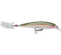 Rapala Esca con Ganci N. 4/5, Profondità di Nuoto 1.2-1.8m, 10cm Dimensioni, Verde Oliva